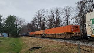 Atlantic Coast Line leads I03204 through Joppa [upl. by Anpas]