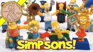 Simpsons Movie Figures 2007 Set Burger King Kids Meal Toys [upl. by Orest]