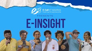 Einsight  Freshers intro to ECell IIT Madras 2024 [upl. by Ettesoj823]