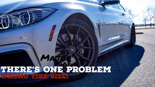 I Bought The Wrong Tires For My BMW 435i [upl. by Al]