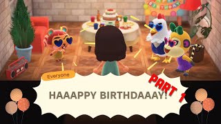 Animal Crossing New Horizons  Mareena Island Its My Birthday Part 1 5132024 [upl. by Melliw]