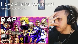 KURO REACTS to JoJo Villains Rap  NLJ Nux Taku CDawgVA more  JoJo Rap [upl. by Aelahc]