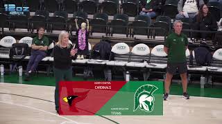 CCIW Tournament Semifinals  Womens Volleyball Illinois Wesleyan v North Central [upl. by Aneeh549]