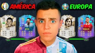 Mejor Equipo Europa Vs America en FIFA 23 [upl. by Aneelad]