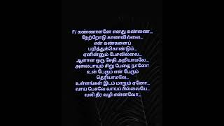 Kannalane Enadhu Kannai  Karaoke Track for Female by Ramamoorthy60 voice of 20 [upl. by Yerdua]