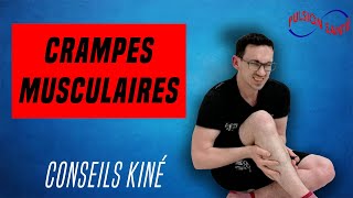 CRAMPE MUSCULAIRE  QUE FAIRE  CONSEILS ET EXERCICES KINE [upl. by Niowtna490]