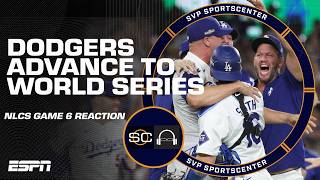 NLCS Game 6 Reaction ⚾ Dodgers close out Mets will face Yankees in World Series  SC with SVP [upl. by Langelo]