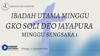 LIVE  Ibadah Utama Minggu GKO Soli Deo Jayapura Minggu 11 Februari 2024 [upl. by Noirda307]