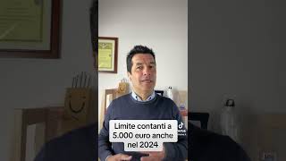 Limite contanti 2024 💵 Ecco quanto puoi pagare cash [upl. by Syd]