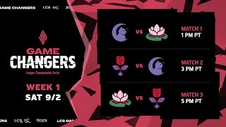 Astrocats vs Serenity  LCS Game Changers 2023  Week 1 Exhibition Matches [upl. by Yesnek]