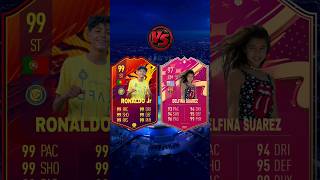 FIFA 23 Ronaldo Jr 🆚 FIFA 23 Delfina Suarez 🤯😱  1vs 1  🔥🥵 [upl. by Enneire]