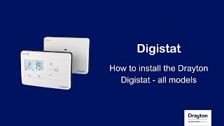 Digistat  How to install the Drayton Digistat [upl. by Werra]