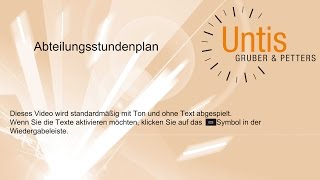 Untis Abteilungsstundenplan [upl. by Tnattirb]