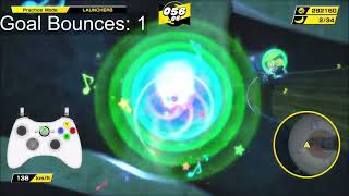 Super Monkey Ball Banana Mania Launchers SMB2 Story 46 5606 Jump Green Goal WR [upl. by Nea]