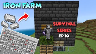 I Made Iron Farm in Minecraft Survivor Series Ep10 [upl. by Mcculloch455]