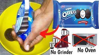 Oreo Biscuit Cake Bake Easily Without Oven amp Mixer  Easy Oreo Biscuit Cake  How To Make Cake [upl. by Mathe]