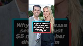 Why did Trump’s former daughterinlaw Vanessa decide to settle for just 5 million donaldtrump [upl. by Adnahsor]