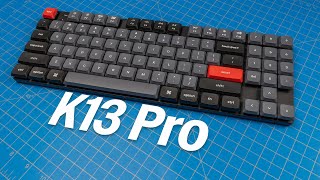 Keychron K13 Pro Review  Compact Keyboard With Numpad [upl. by Cissie]