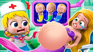 Rescuing a Pregnant Mermaid🧜‍♀️  Pregnant Mermaid Song  More Nursery Rhymes amp Kids Songs [upl. by Marnie]