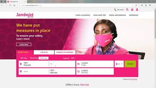 How to book Jambojet online [upl. by Rats]