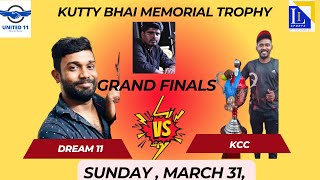 DREAM XI VS KCC  GRAND FLOODLIGHT FINALS  KUTTY BHAI MEMORIAL TROPHY [upl. by Corette685]