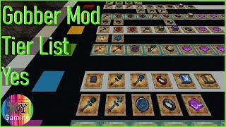 Minecraft Gobber Mod Tier List [upl. by Wende486]