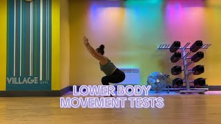 Lower Body Movement Tests [upl. by Hersh610]