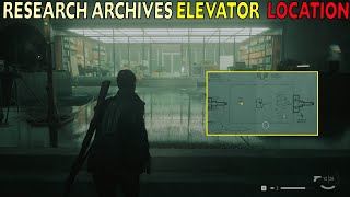 Where to find Research Archives 4 Elevator Dr Marmonts Office in Alan Wake 2 The Lake House DLC [upl. by Bergerac]