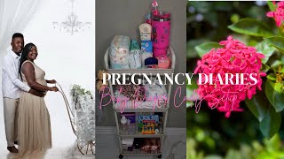 Pregnancy Diaries My Baby Diaper Cart SetupMust Have For Moms To BeNesting For Baby Girl [upl. by Orton289]