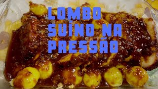 Fazendo um lombo suíno suculento na pressão com batatas [upl. by Norihs638]