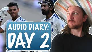 Audio Diary 1st Test Australia v India  Day 2 [upl. by Nawyt570]