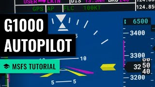 MSFS Autopilot basics in the Cessna 172 G1000  Microsoft Flight Simulator [upl. by Ahsenra]