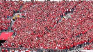 WISCONSIN JUMP AROUND in student section at Camp Randall Madison [upl. by Etka]