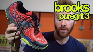 BROOKS PUREGRIT 3 REVIEW  The Ginger Runner [upl. by Pickford142]