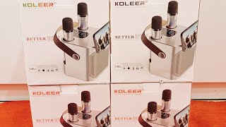 speaker koleer S882 សេរីថ្មីទើបតែចេញមកដល់ថ្មីក្តៅៗប្រភេទ karaoke ងាយស្រួលខ្លួនចល័តគ្រប់ទីកន្លែង [upl. by Nnyleuqaj]