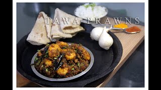 TAWA PRAWNS  TAWA KOLAMBI FRY RECIPE  KOLAMBI MASALA FRY  CHAMCHAMIT TAWA KOLAMBI  QUICK RECIPE [upl. by Onil]