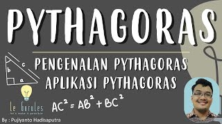 Pythagoras 1  Pengenalan Teorema Pythagoras Pythagoras Theorem  Matematika SMP [upl. by Novhaj288]