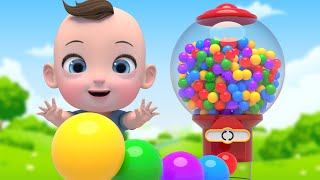 Itsy bitsy spider Gumball Machine Song  색깔 껌볼 장난감 거미송 영어동요 노래불러요 라임튜브 애니메이션 Nursery Rhymes For Kids [upl. by Gemperle970]