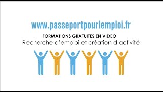 PASSEPORT POUR LEMPLOI  Formations Gratuites en Vidéo [upl. by Lear478]