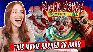 First Time Watching KILLER KLOWNS FROM OUTER SPACE Reaction THIS MOVIE ROCKED [upl. by Ahseyt]