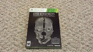 Dishonored Game of The Year Edition Unboxing Xbox 360 [upl. by Em]