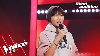 ChinguunE  quotUntil I Found Youquot  Blind Audition  The Voice Kids Mongolia 2024 [upl. by Adniles]