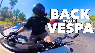 Bomac Vlogs  balik vespa gtv [upl. by Anauj982]