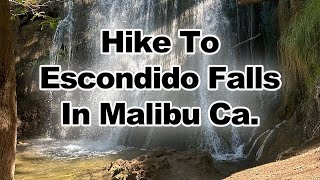 Hike To Escondido Falls In Malibu California [upl. by Gnos]