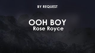 Ooh Boy  Rose Royce [upl. by Ecienaj]