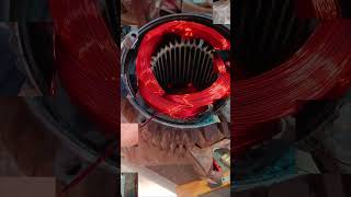 how to Rewind 3 phase induction motor  How to winding motor coil [upl. by Formenti]