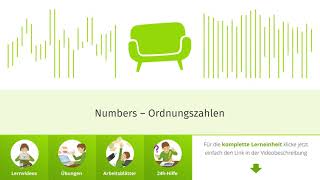 Numbers – Ordnungszahlen einfach erklärt  sofatutor [upl. by Landan925]