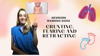 Grunting Flaring and Retracting Common Breathing Problems with Baby [upl. by Halehs]