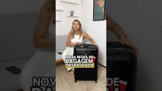 Mala despachada Cuidado com essa Regra viagem dicasviagem bagagem mala aviao shorts viajar [upl. by Annelak]