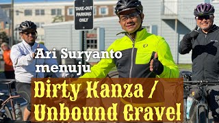 ARI SURYANTO menuju Dirty Kanza  Unbound gravel gravelbike [upl. by Irbua]